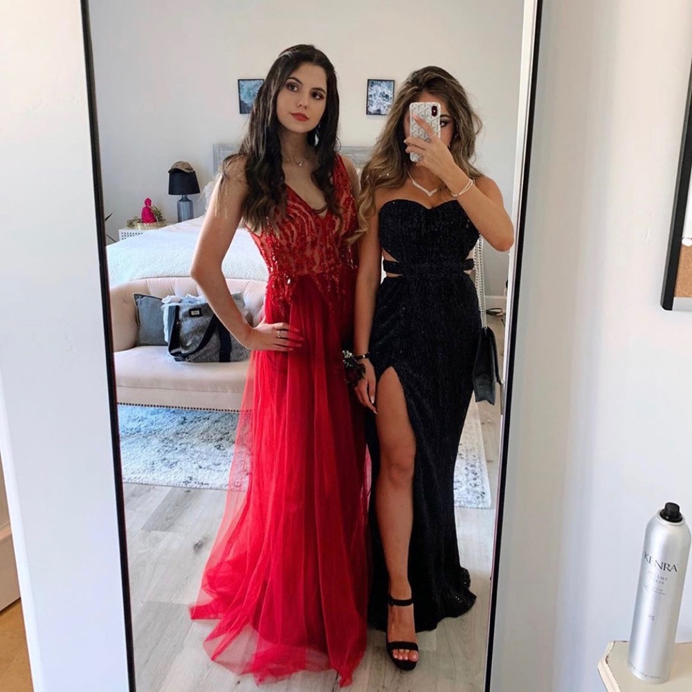 Black prom dress abyss by Abby